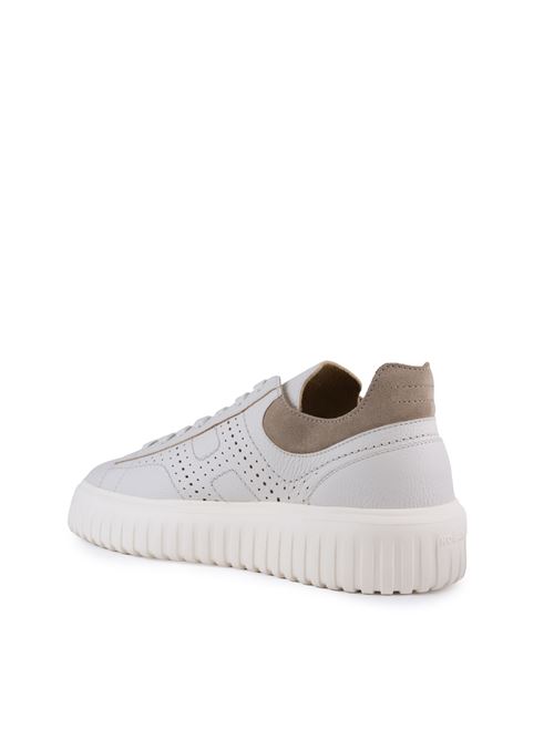 Sneakers H-Stripes in pelle Beige HOGAN | HXM6450FJ50 U47278O